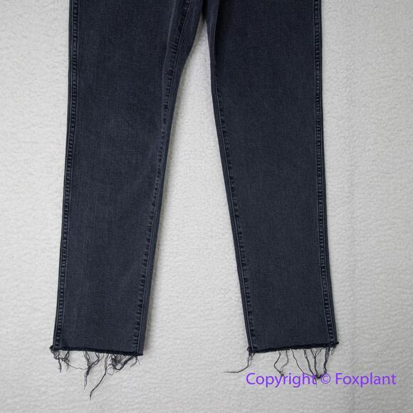 NEW Madewell Stovepipe Jeans in Banberry Wash: Raw-Hem Edition, 27 - Picture 4 of 15